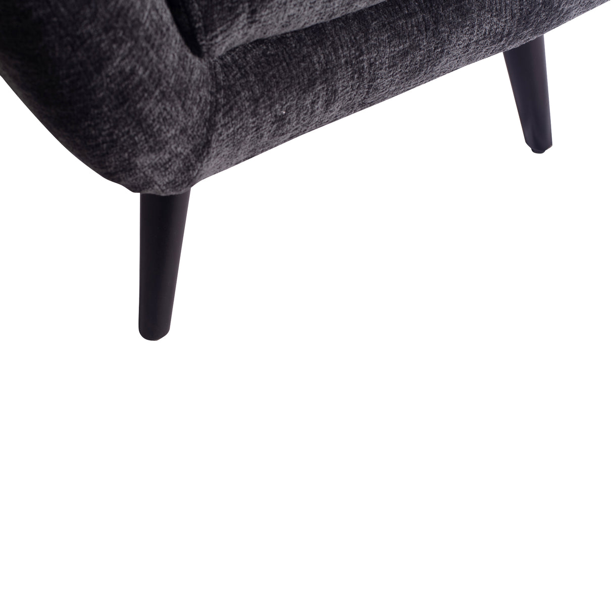 Sessel aus Acryl - Baumwoll - Polyester - Mix, Holzgestell, moderne Polsterform – Donny | PTMD - Esszett Luxury | Stilvolles Wohnen mit Charakter