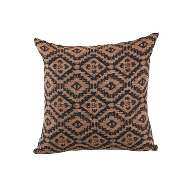 Kissen aus Baumwoll - und Samtstoff mit doppelseitigem Print und quadratischer Form – Clarke | PTMD - Esszett Luxury | Stilvolles Wohnen mit Charakter