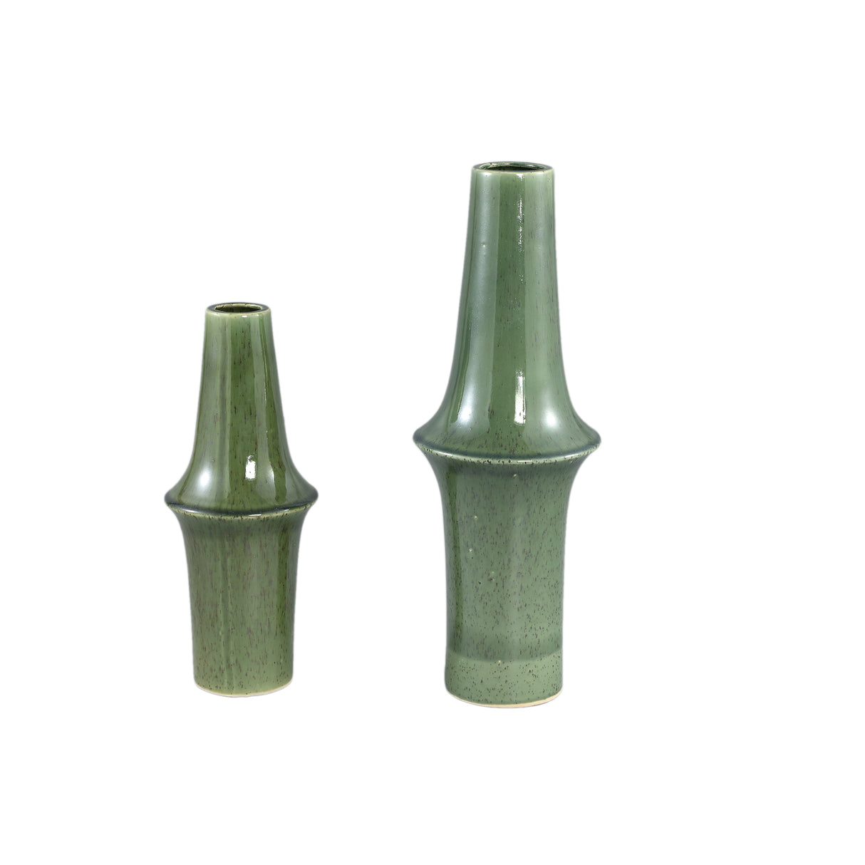 Topf – Dunkelgrüne Glasur, Geformter Ring, L - Cashay | PTMD