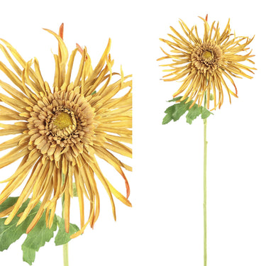 künstliche blume Chrysanthemen - Spray mit fein gearbeiteten Knospen und dekorativem Blattwerk – Garden Flower | PTMD - Esszett Luxury | Stilvolles Wohnen mit Charakter