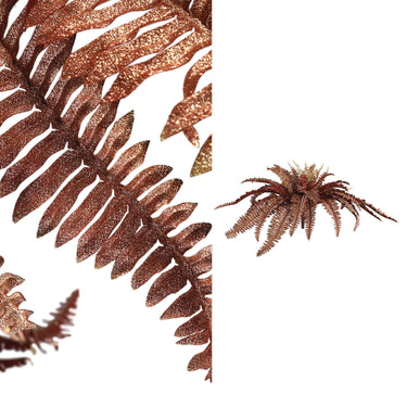 Kunstpflanze aus Polyester mit naturgetreuem Farnbusch - Design in mittlerer, ausladender Form – Fern Plant | PTMD - Esszett Luxury | Stilvolles Wohnen mit Charakter