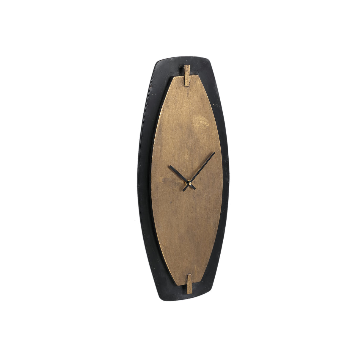 Wall clock - Zanni gold oval