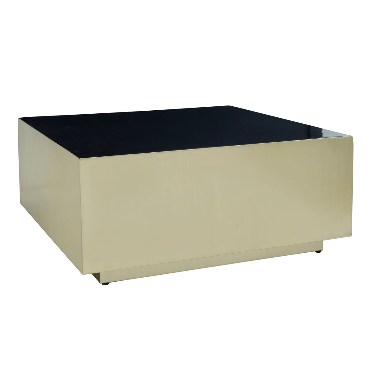 Couchtisch aus Eisen mit quadratischem Schwarzglanz - Design – Irvy | PTMD - Esszett Luxury | Stilvolles Wohnen mit Charakter