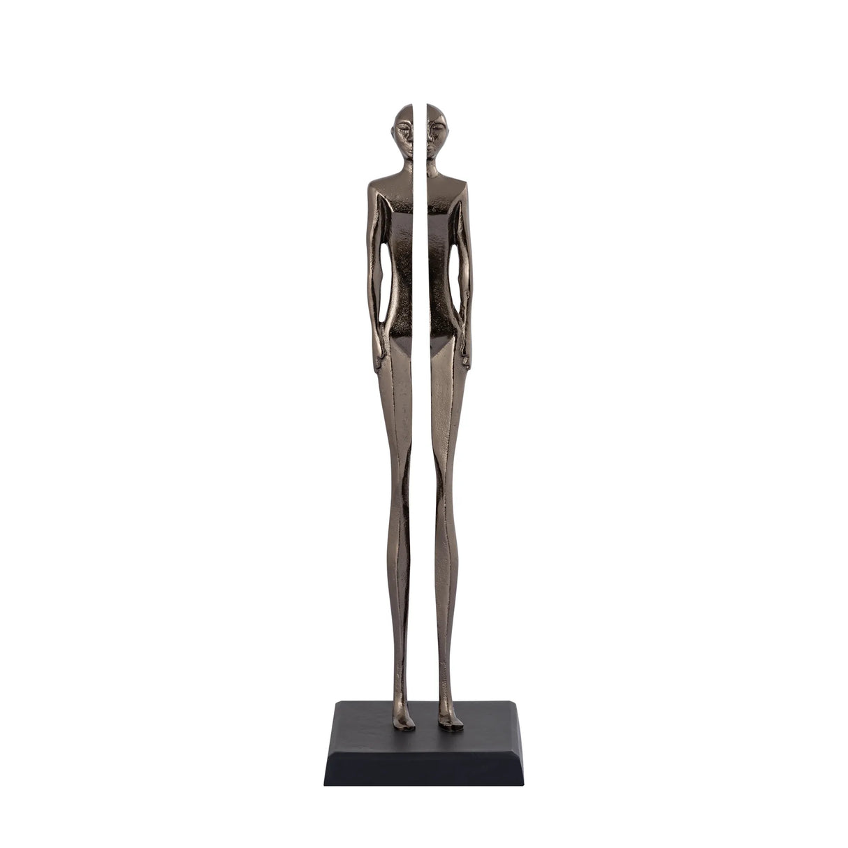 Aluminum statue with silver half-figure design size S – Ilsee | PTMD