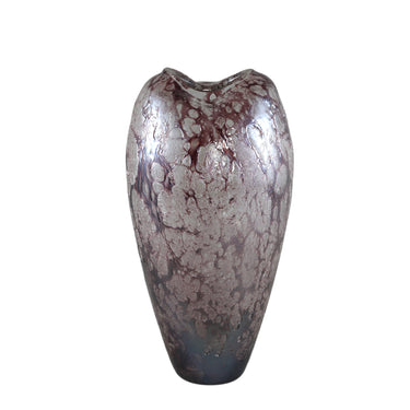 Vase aus massivem Glas, rundes Design, strukturierte Oberfläche – Michellee L | PTMD - Esszett Luxury | Stilvolles Wohnen mit Charakter