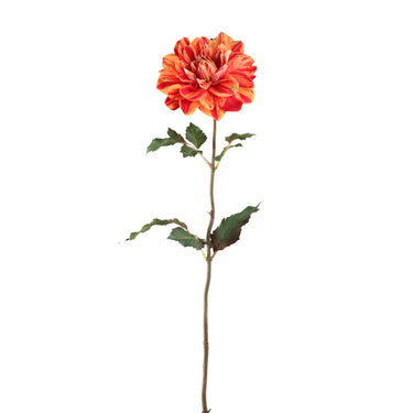 Kunstblume aus Polyester mit Dahlienblüte & zweifarbigen Blättern – Dahlia Flower | PTMD - Esszett Luxury | Stilvolles Wohnen mit Charakter