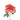 Kunstblume aus Polyester & Stoff mit Rosen - Spray & Blattdetail – Rose Flower | PTMD - Esszett Luxury | Stilvolles Wohnen mit Charakter