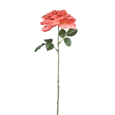 Kunstblume aus Polyester & Stoff mit Rosen - Spray & Blattdetail – Rose Flower | PTMD - Esszett Luxury | Stilvolles Wohnen mit Charakter