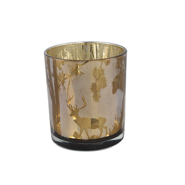 Teelichthalter - Imadiya Brown 9.0 x 9.0 x 10.0 cm - Esszett Luxury | Stilvolles Wohnen mit Charakter