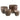 Keramiktopf - Aleix Brown 53.0 x 53.0 x 52.0 cm - Esszett Luxury | Stilvolles Wohnen mit Charakter