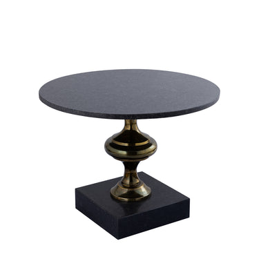 Beistelltisch mit Marmorplatte handgearbeitetem Aluminiumgestell und modernem Design – Alano | PTMD - Esszett Luxury | Stilvolles Wohnen mit Charakter