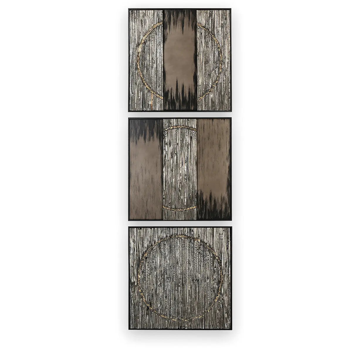 Wandbild – Strukturierte Oberfläche, Edle Goldoptik, Dreidimensionale Wirkung, 60 cm hoch - Miracle | Gilde
