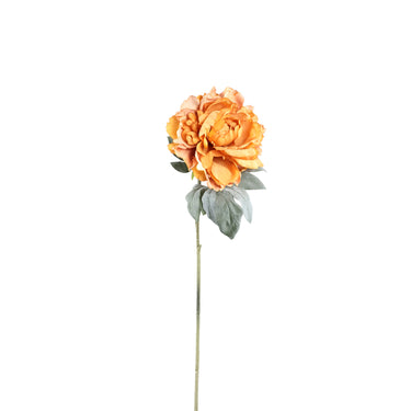 Kunstblume aus Polyester mit beflockten Blättern & beschichteter Blüte – Peony Flower | PTMD - Esszett Luxury | Stilvolles Wohnen mit Charakter