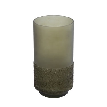Windlicht aus Glas, mattierter Boden, dezente Struktur – Miral | PTMD - Esszett Luxury | Stilvolles Wohnen mit Charakter
