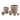 Zementtopf - Helena Brown 12.0 x 12.0 x 9.0 cm - Esszett Luxury | Stilvolles Wohnen mit Charakter
