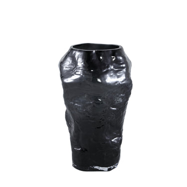 Vase aus massivem Glas, rundes Design, unregelmäßige Form – Riley | PTMD - Esszett Luxury | Stilvolles Wohnen mit Charakter