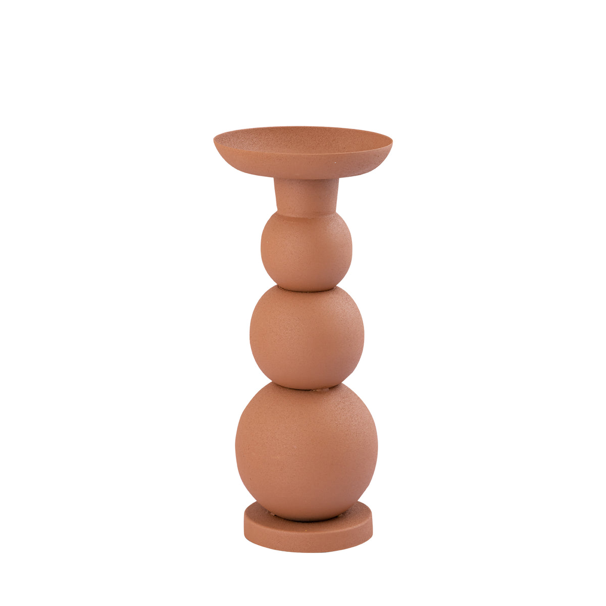 Candle holder - Shannan 15.0 x 15.0 x 35.0 cm Brown 1
