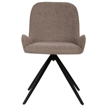 Stuhl aus AJ8208 - Stoff, weiches gepolstertes Finish, geschwungene Sitz - und Rückenform – Leander | PTMD - Esszett Luxury | Stilvolles Wohnen mit Charakter