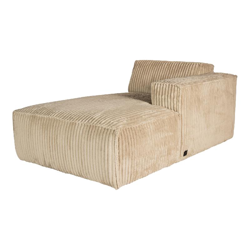 Sofa – natürliche Oberfläche, Stoff Bezug, rechte Chaiselongue – Animo | PTMD