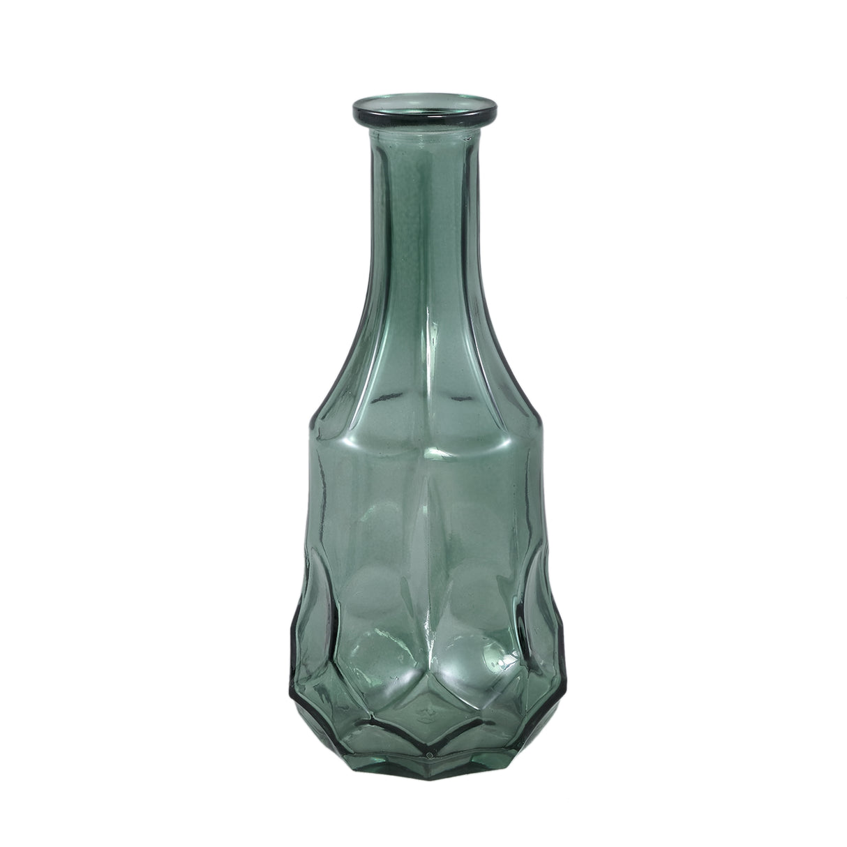 Glass vase - Losana 9.0 x 9.0 x 21.0 cm Green