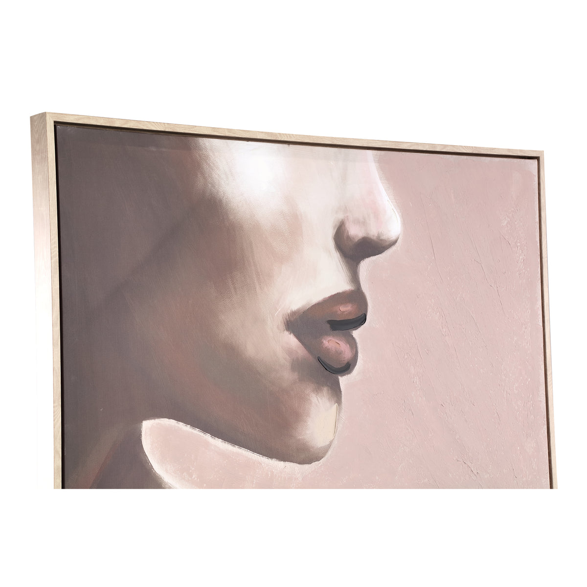 Mural – Polyester Fabric, Handmade Finish, Rectangular Design – Liliana | PTMD
