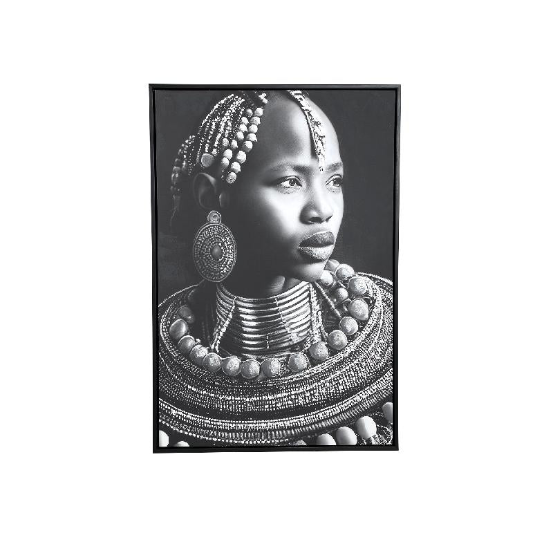 Wandbild – Rechteckiges Design, Leinwand Material, Frauen Motiv, S – Romaan | PTMD