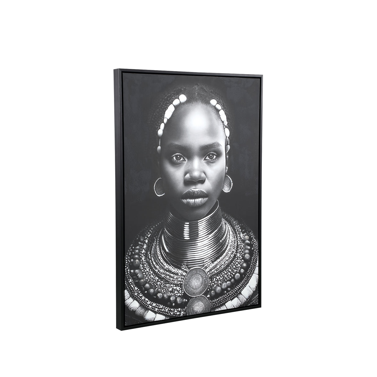 Wandbild – Rechteckiges Design, Leinwand Material, Gesichts Motiv, L – Romaan | PTMD