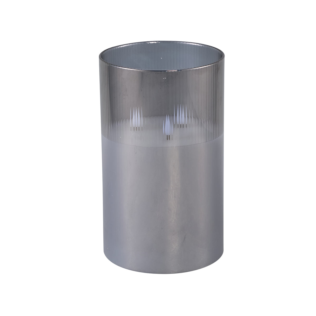 Windlicht - LED 15.0 x 15.0 x 25.0 cm Grau 1