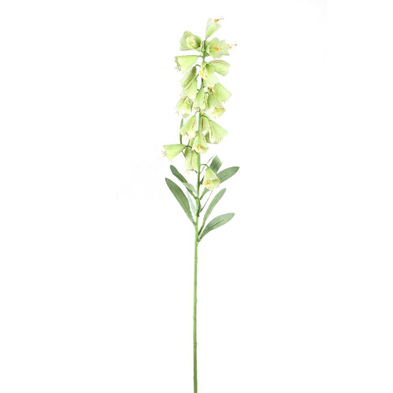 Gartenblume – Grün Fritillaria-Blütenzweig mit Blättern aus Polyesterstoff | PTMD