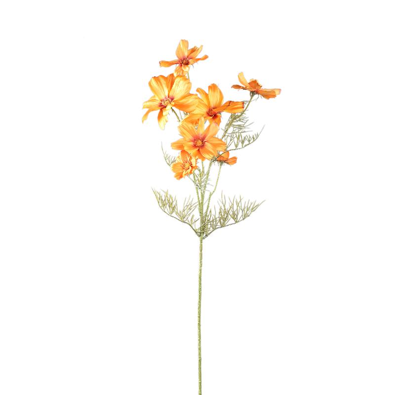 Gartenblume – Oranger Margeritenzweig aus Polyestergewebe | PTMD