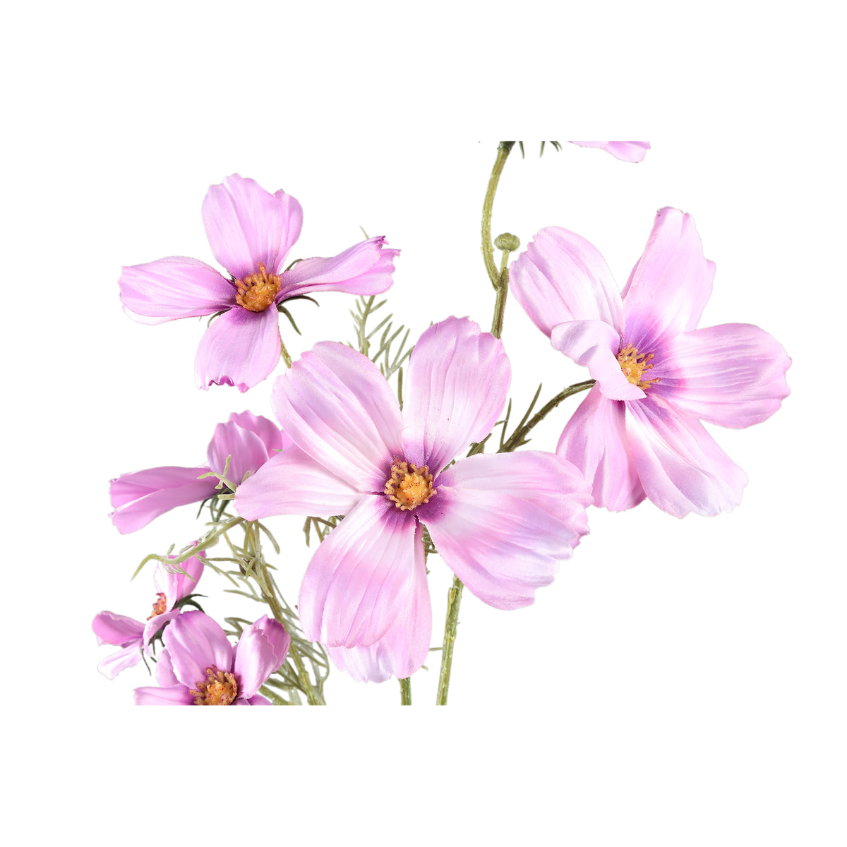 Gartenblume – Hellrosafarbener Kosmeenzweig aus Polyestergewebe | PTMD