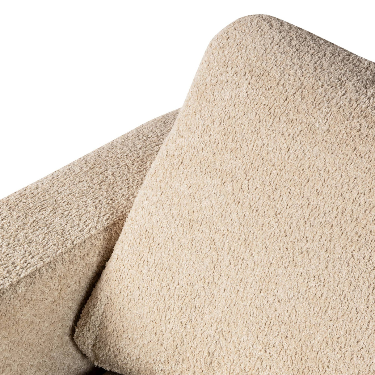 Sofa – sandfarbene Oberfläche, Stoff Bezug, linke Armlehne – Nilla | PTMD