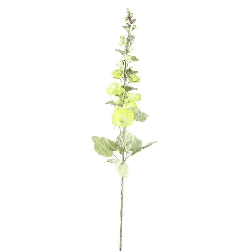 Hibiskusblume – Grüne Stockrosenblüte aus Polyesterstoff und Eisenmetall | PTMD