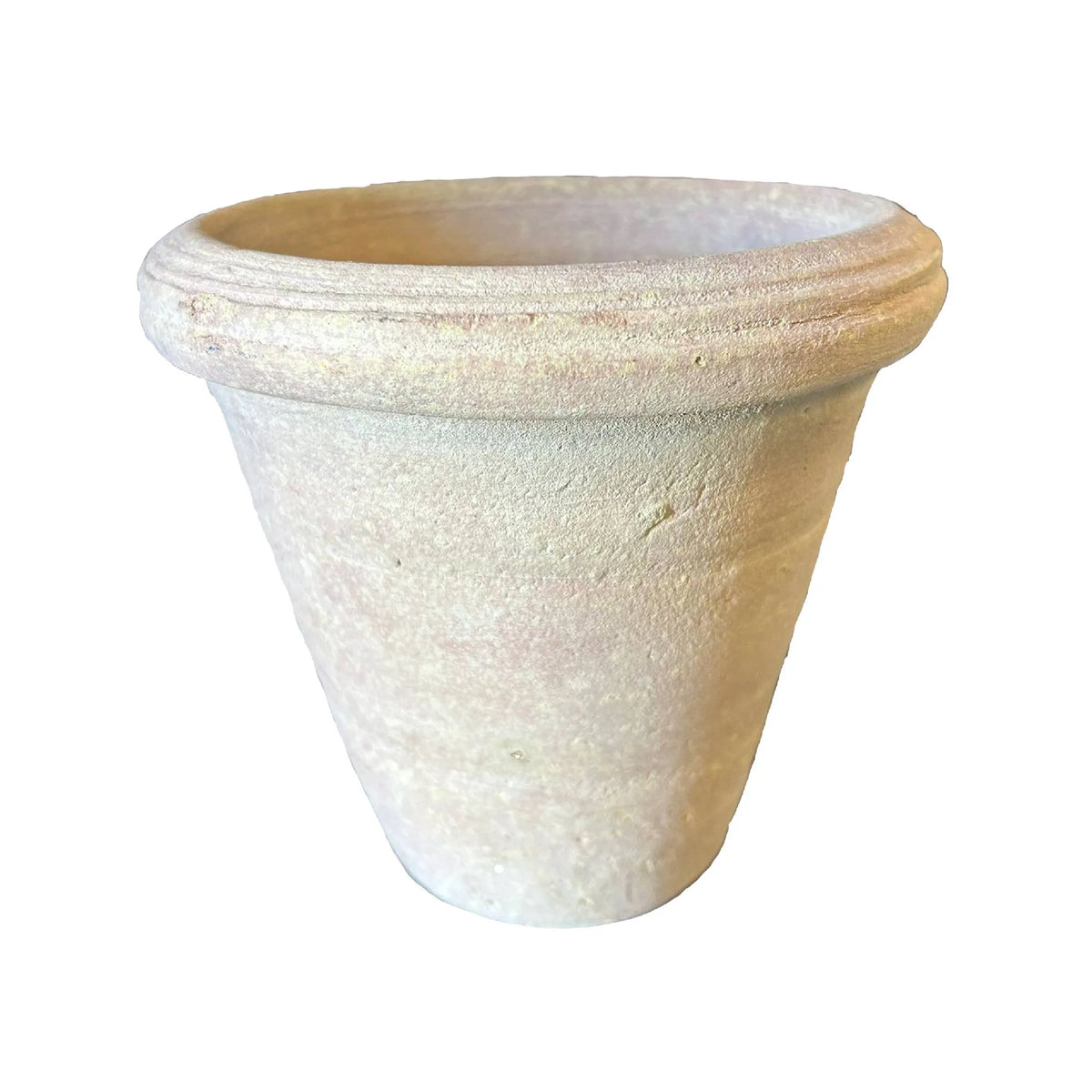 Terracotta pot, round design, with rim M – Nella | PTMD
