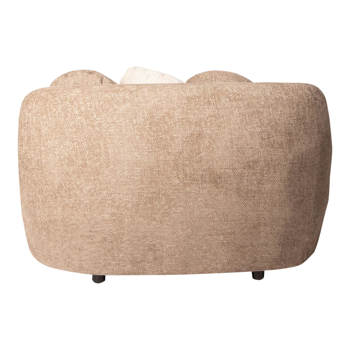 Fabric and wood armchair with soft padding, machine-made & comfortable shape – Aphrodite | PTMD