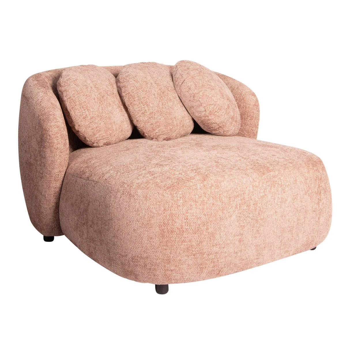 Sessel – Rosa Stoff, Flamingo Stoff, Große Sitzform - Aphrodite | PTMD