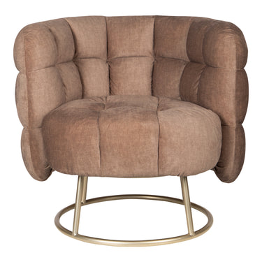 Sessel aus Fiore - Stoff, abgerundetes Design, moderne Polsterform – Grasa | PTMD - Esszett Luxury | Stilvolles Wohnen mit Charakter