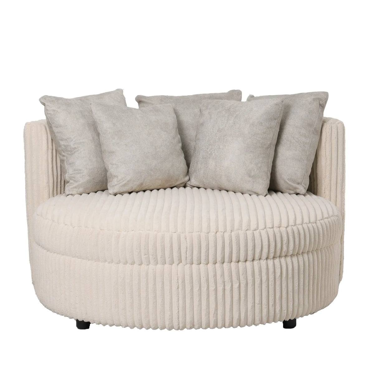 Sessel – Creme Stoff, Großzügiges Design, Stoffbezug - Fayen | PTMD