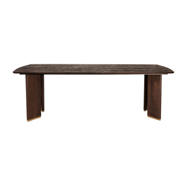 Esszimmertisch aus Mangoholz modernes Design Metallbeine – Liber | PTMD - Esszett Luxury | Stilvolles Wohnen mit Charakter