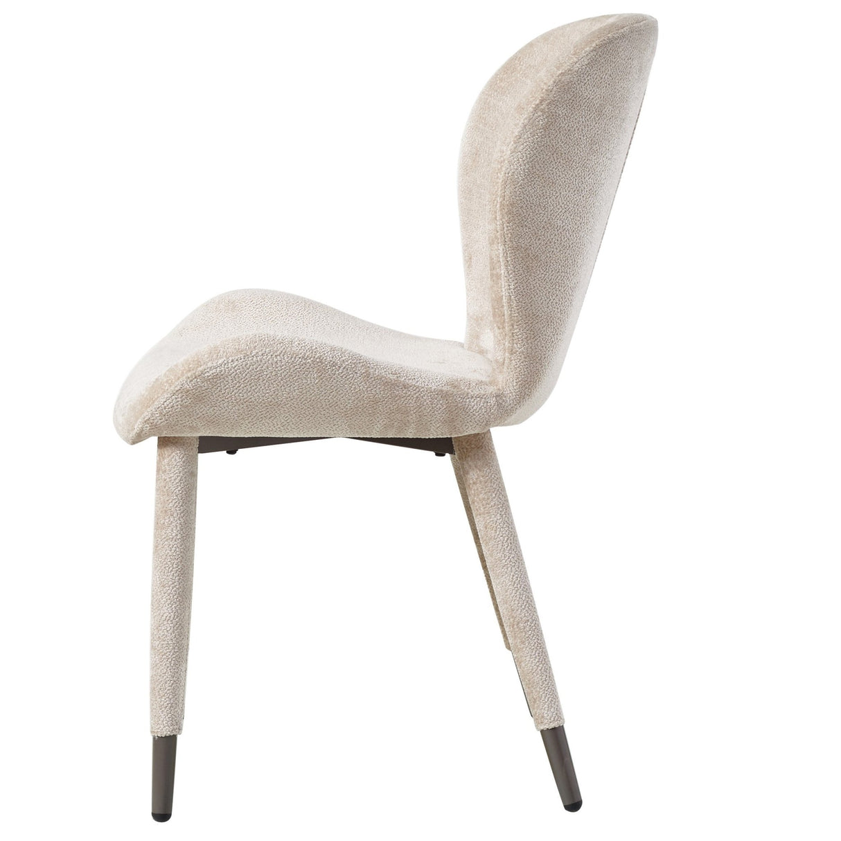 Stuhl aus Aphrodite - Stoff, weiches gepolstertes Finish, ergonomisch gerundete Form – Thor | PTMD - Esszett Luxury | Stilvolles Wohnen mit Charakter