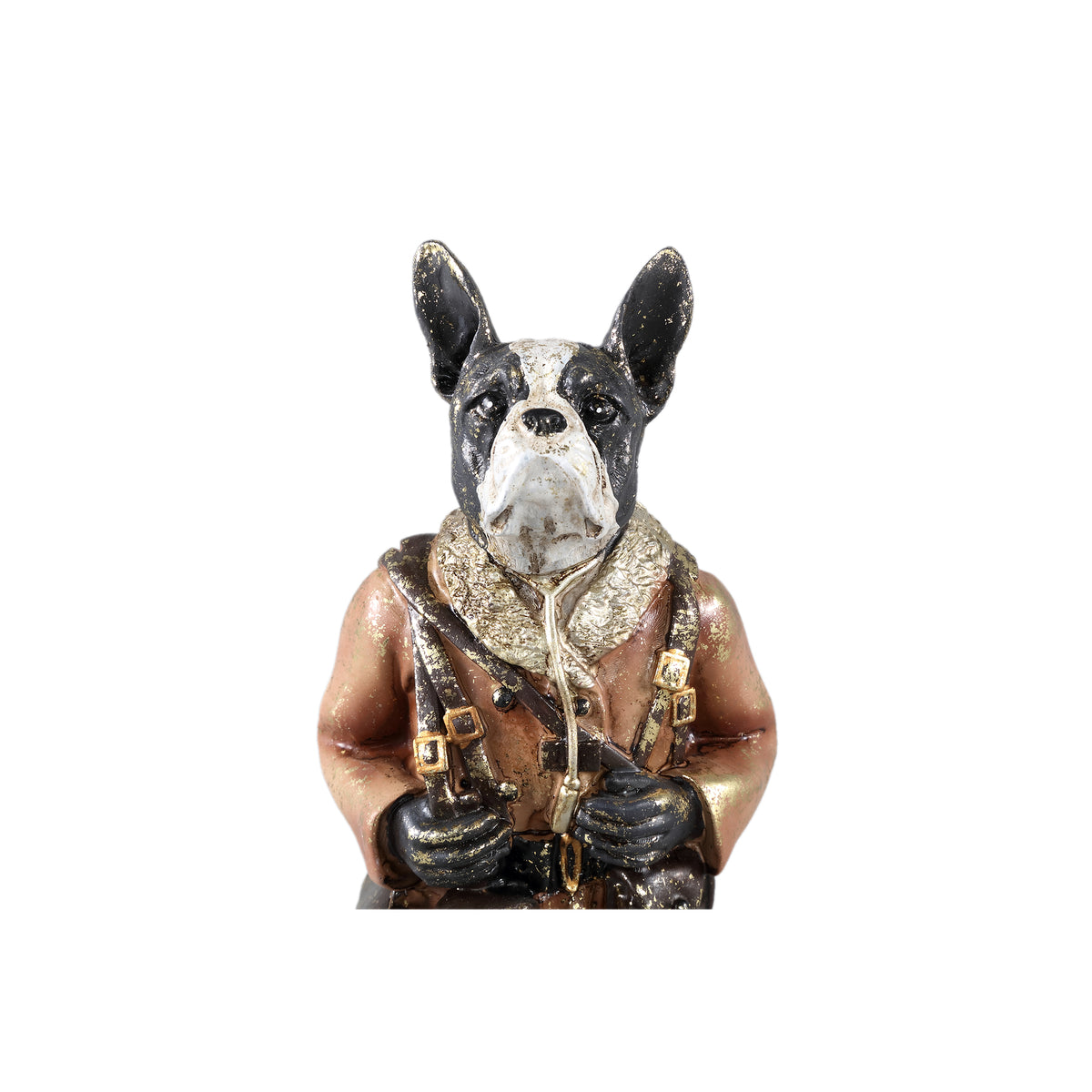 Statue - Polyester, handmade, brown, modern, sculptural decor – Arne | PTMD