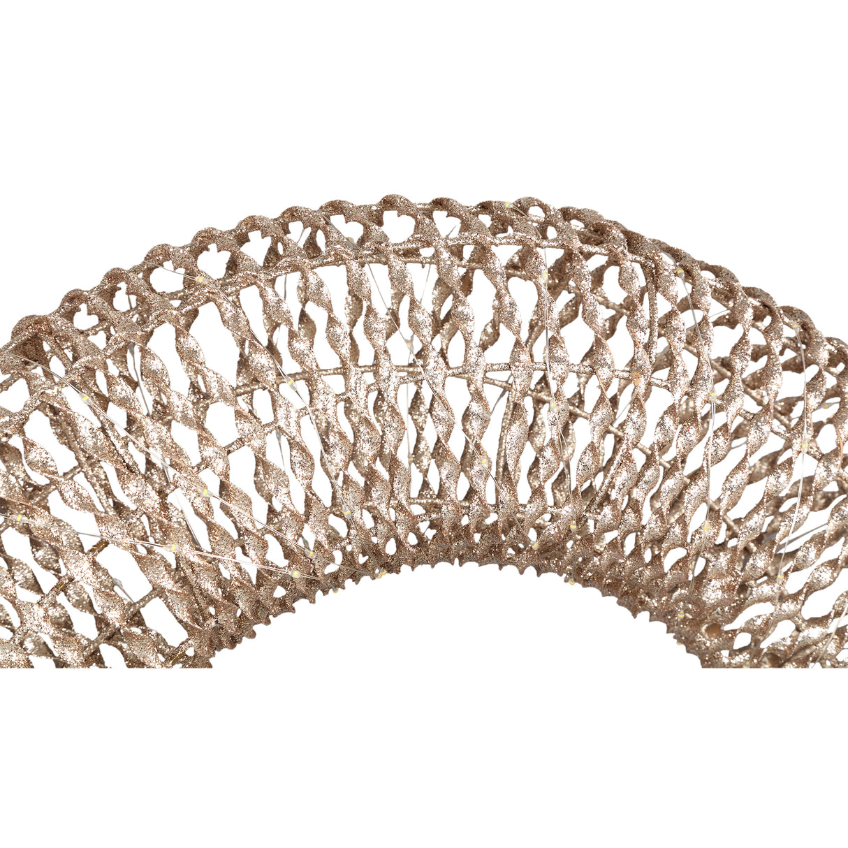Kranz mit LED - Hibba Bronze L