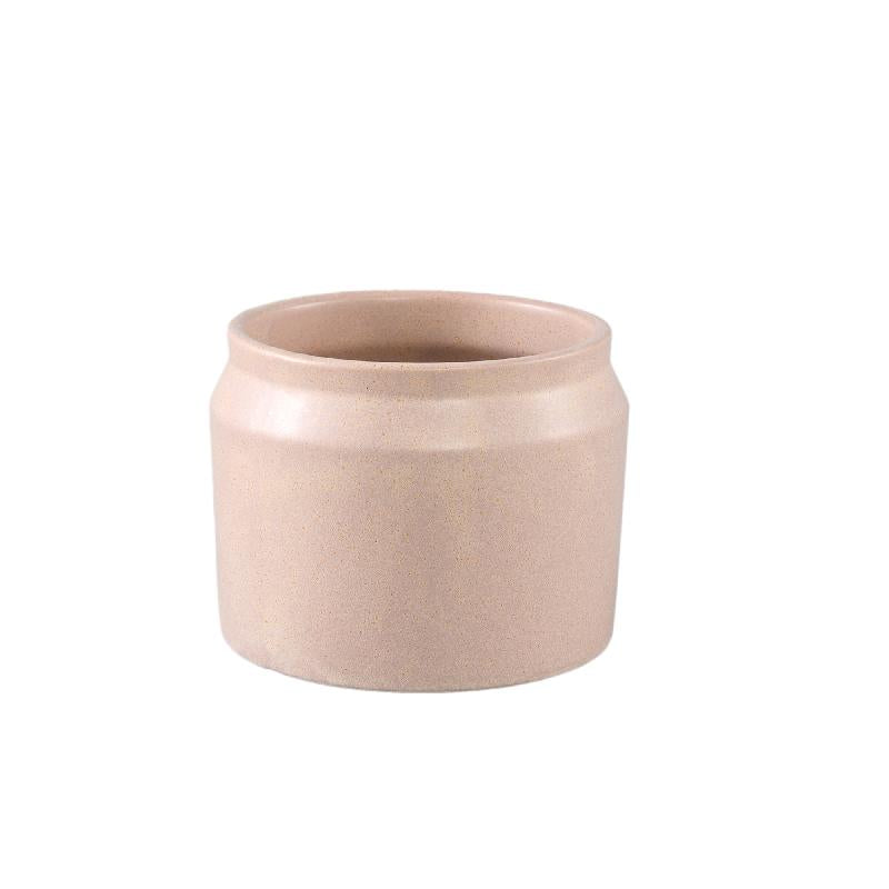 Topf – Runde Form, Porzellan-Keramik, Randdesign, Creme, XS – Jillanne | PTMD
