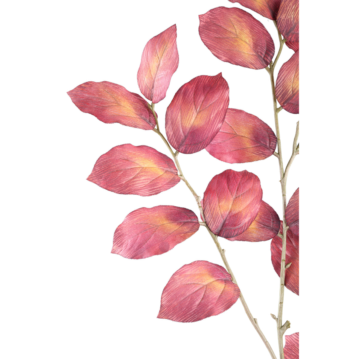 kunstpflanze – Rosa Blatt-Spray aus Polyester | PTMD