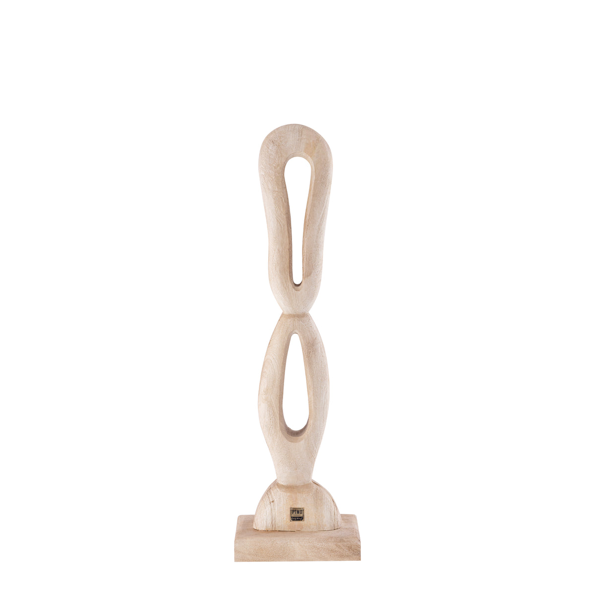 Statue - offenes Figuren-Design, Mangoholz, naturbelassene Oberfläche, S – Rhyce | PTMD