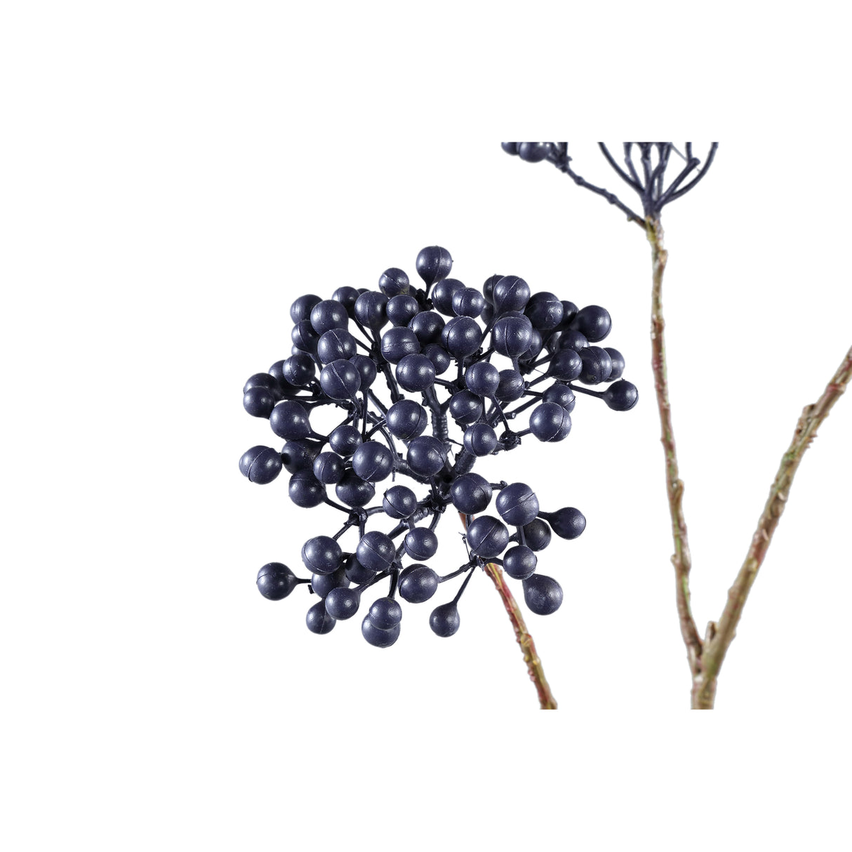 Artificial Branch - Blue Berries, Metal Core Structure, Handcrafted Finish | PTMD