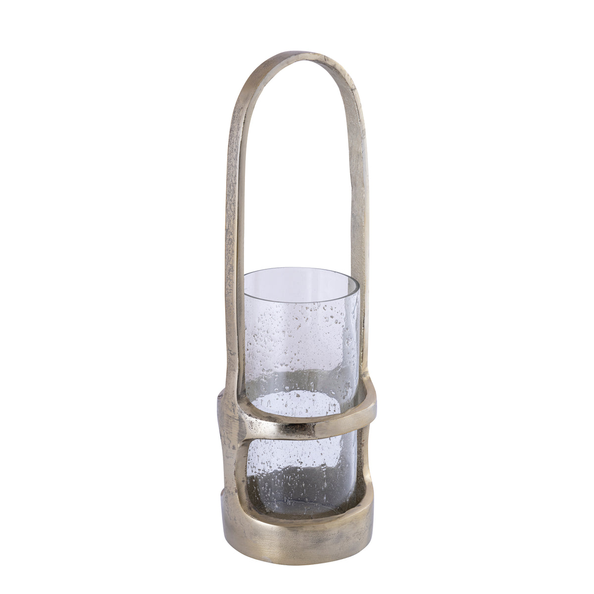 Lantern - Cast Aluminium Design, Tall Shape, Golden Hue, L - Rahana | PTMD