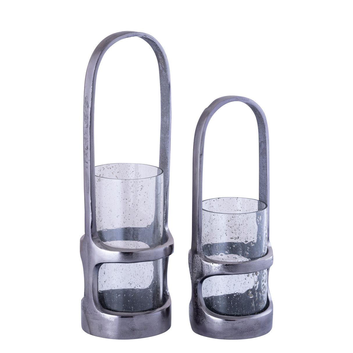 Lantern - Cast Aluminum Design, Tall Shape, Black Shade, S - Rahana | PTMD