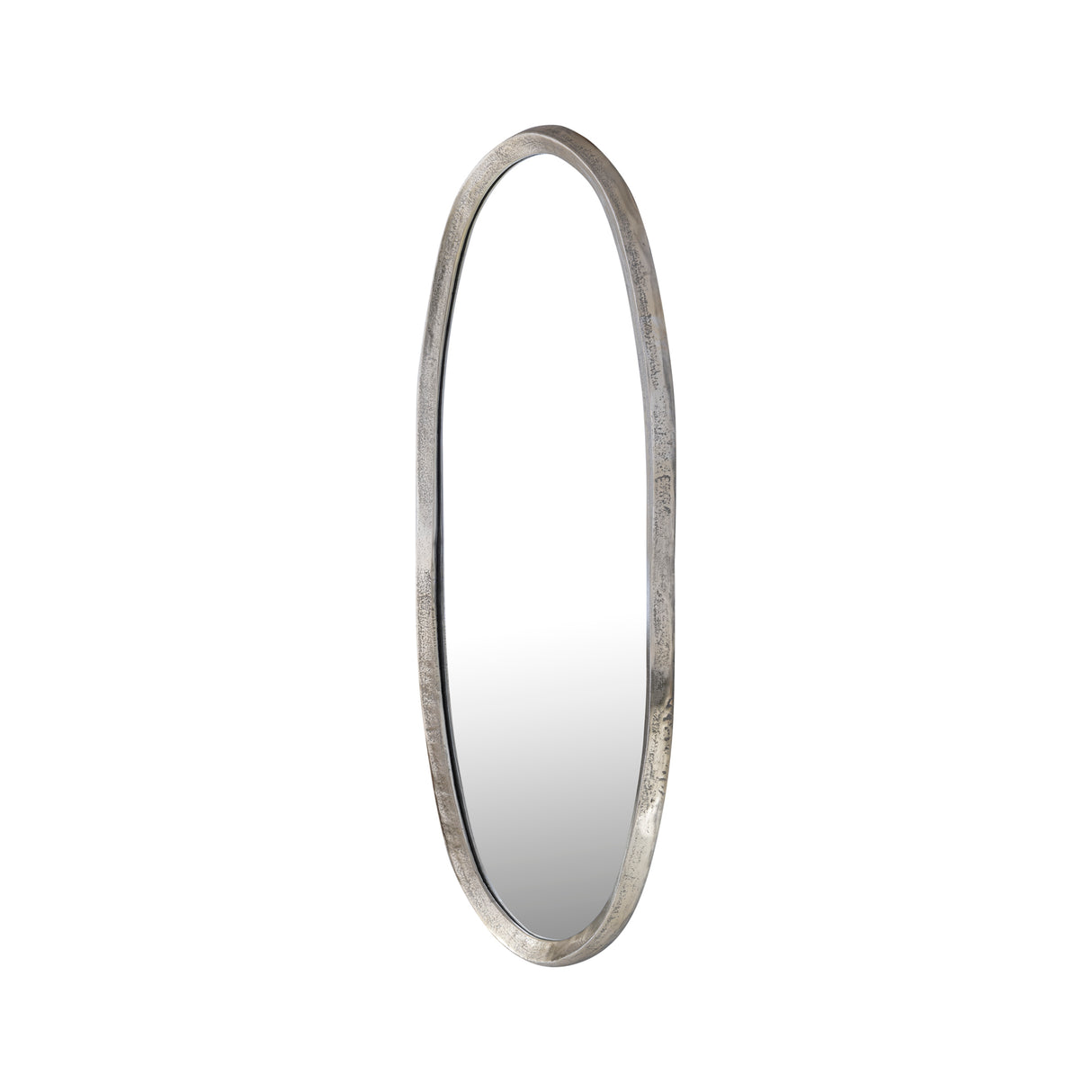Spiegel – Unregelmäßiges Design, Ovale Form, Aluminium Material, Gold, S – Limera | PTMD