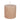 Kerze mit Stumpenform, Struktur und saharafarbenem Farbton, 100x100 | PTMD